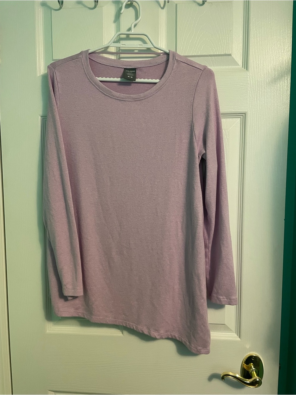 Joe Fresh Women's Lavender Long-Sleeve Top